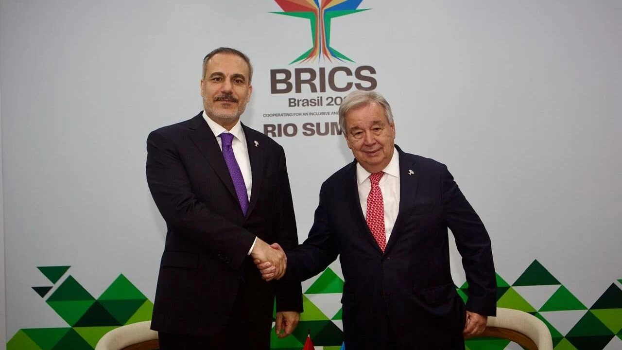 Fidan and Guterres Discuss Syria and Cyprus