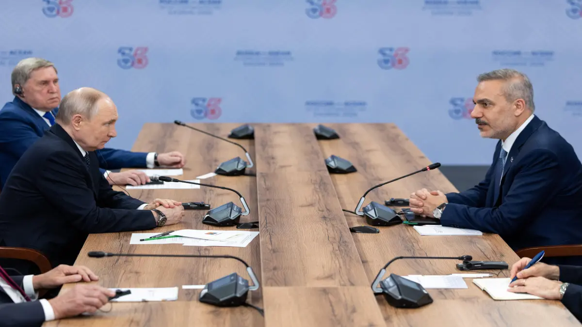Fidan Meets Putin in Kazan After Türkiye Raises Black Sea Security
