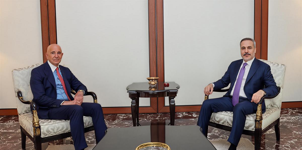 FM Fidan Meets U.S. Ambassador Tom Barrack in Ankara