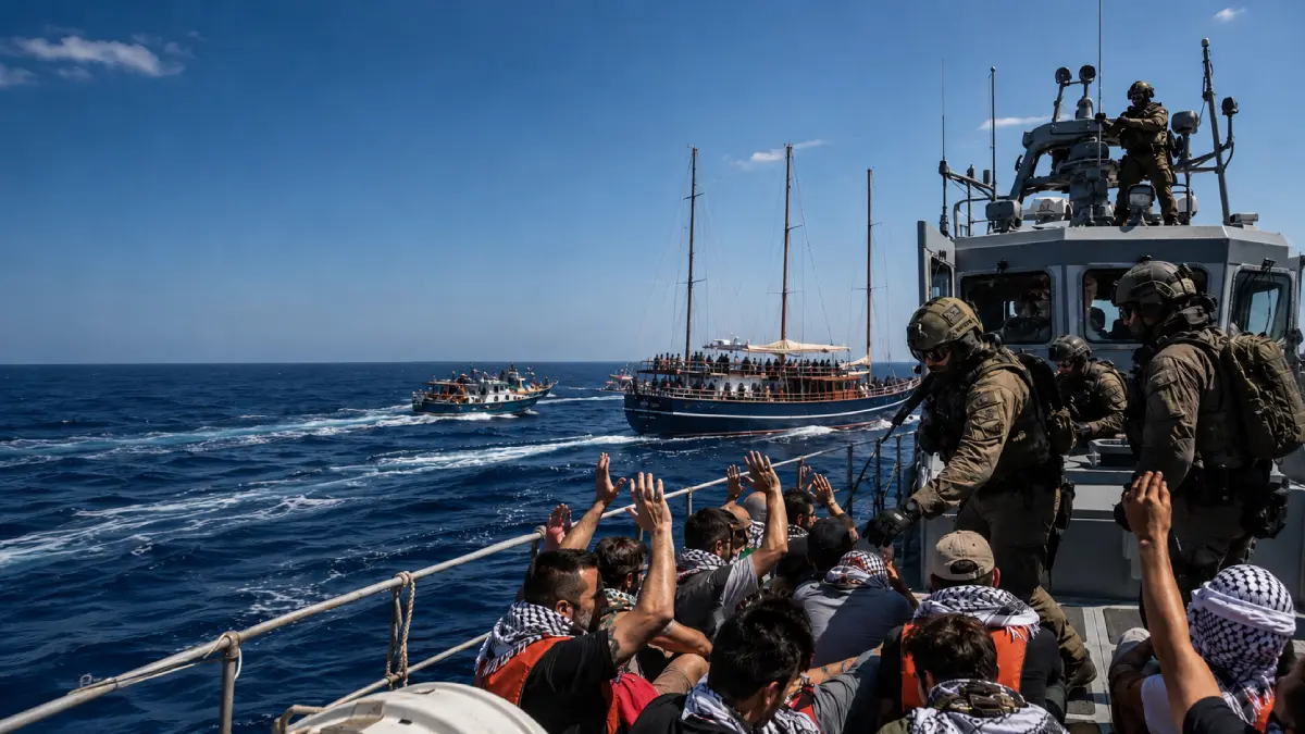 Israel Intercepts Gaza Flotilla Off Cyprus, Türkiye Calls It Piracy