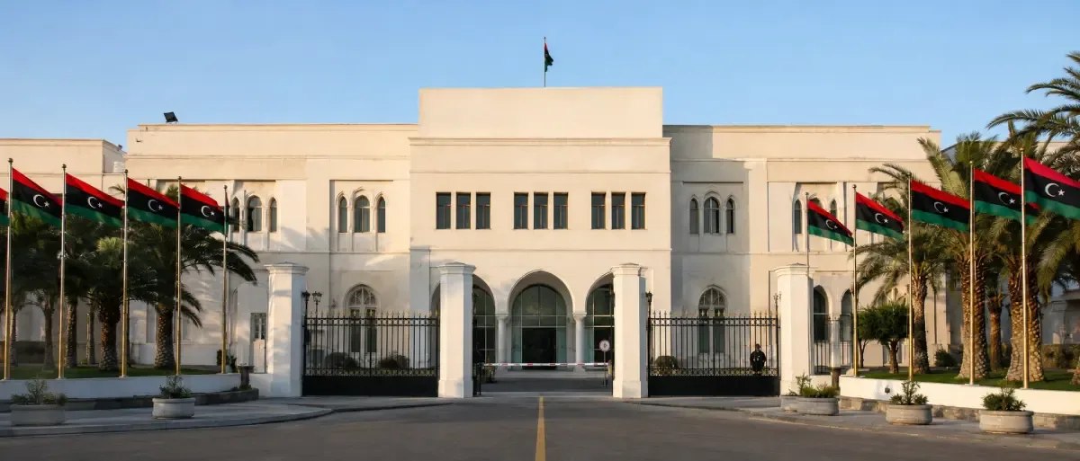 Government building in Tripoli ahead of the Africa-Turkey Partnership Summit