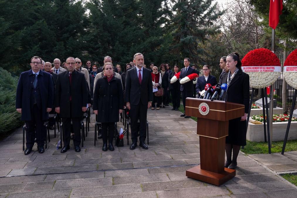 Türkiye Holds Ceremony for Diplomats Killed in Terrorist Attacks Abroad