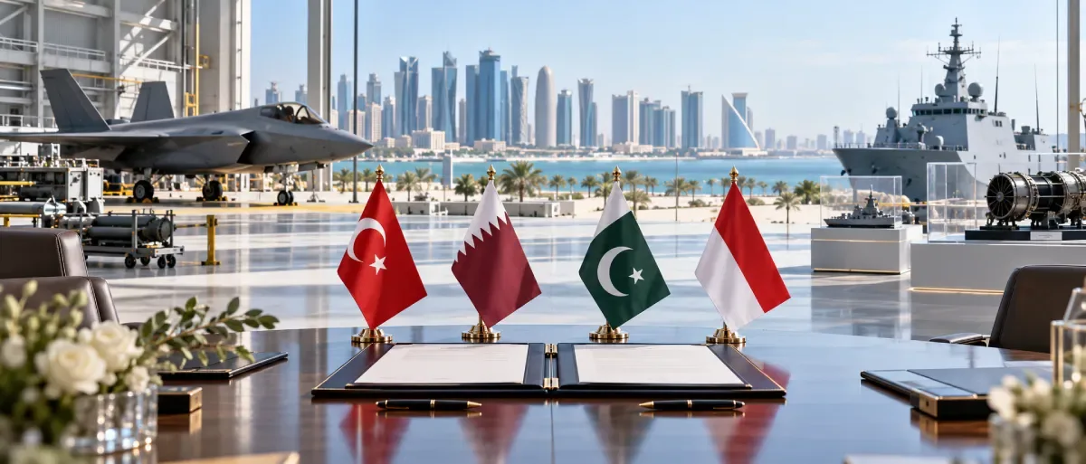 Türkiye, Qatar, Pakistan and Indonesia Sign Badr Defense Industry MoU in Doha