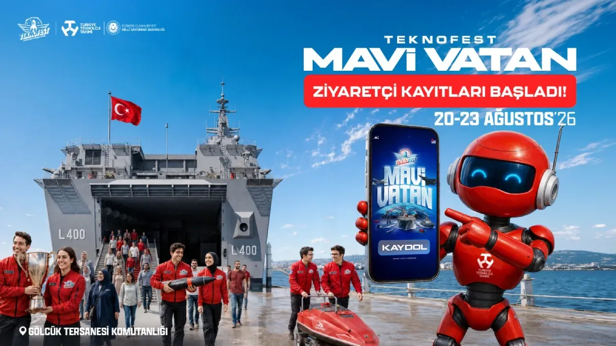 Official poster of Teknofest Blue Homeland