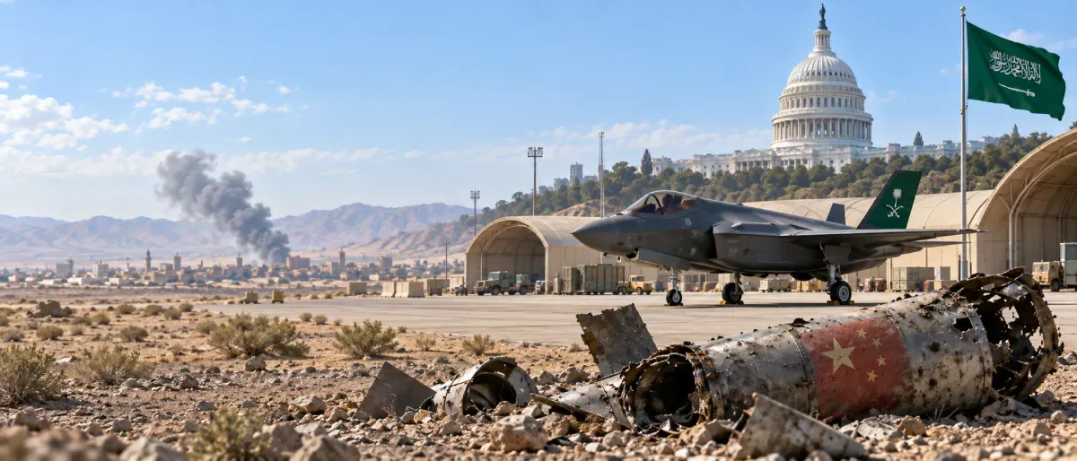 US Clears Saudi F-35 Sale as Chinese Missile Debris Surfaces in Yemen
